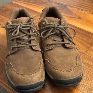 Duluth Trading Co Wild Boar 61512 Oxford Brown Leather Shoes Size 10.5